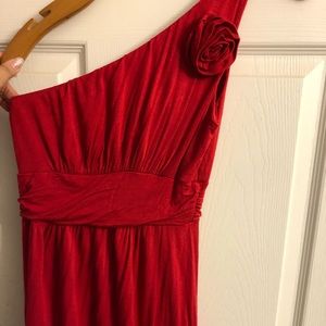 One shoulder dress